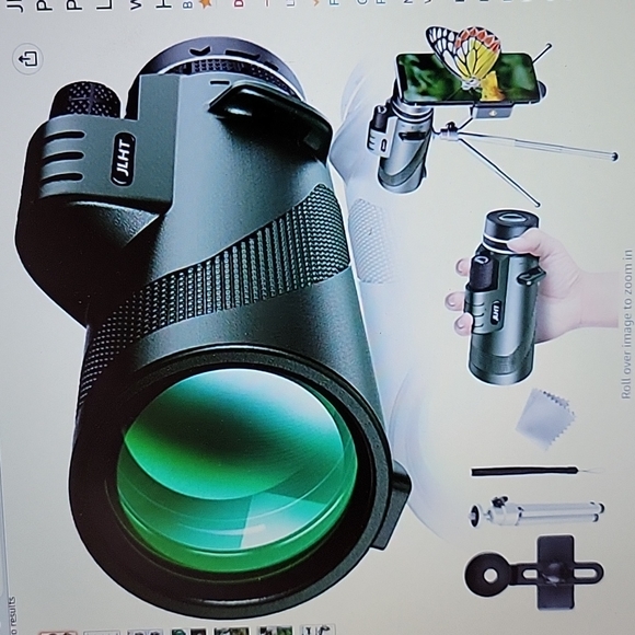 JLHT 40X60 MONOCULAR Telescope high power phone adapter tripod nightvision NEW… - Picture 1 of 7
